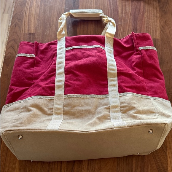 no brand Handbags - Red and Tan Tote Bag
